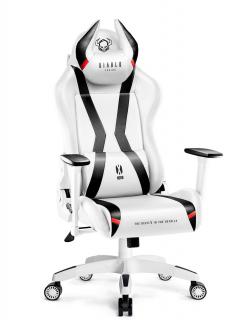 Diablo Chairs - Herní křeslo Diablo X-Horn 2.0 Normal: bílo-černé