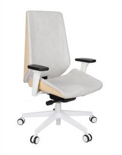 Kancelářské křeslo Moon Wood White