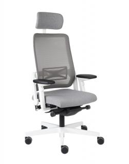 Nowy Styl - Kancelářské křeslo Xilium Mesh White Chrome