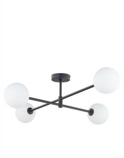TK Lighting - Stropní lampa Sarius Black 4