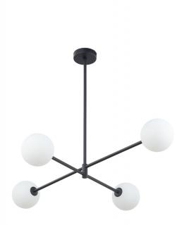 TK Lighting - Vysoká stropní lampa Sarius Black 4