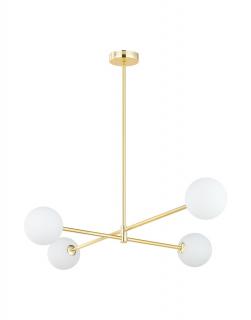 TK Lighting - Vysoká stropní lampa Sarius Gold 4
