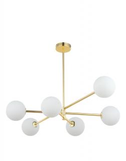 TK-Lighting - Vysoká stropní lampa Sarius Gold 6