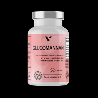 Glucomannan: Hubnutí, nasycení, detoxikace, vláknina, regulace.