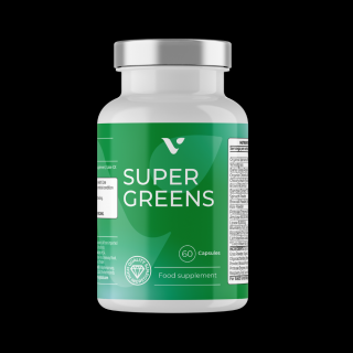 Super Greens Valentus: Superpotraviny, zelenina, vitamíny, detoxikace, vitalita.