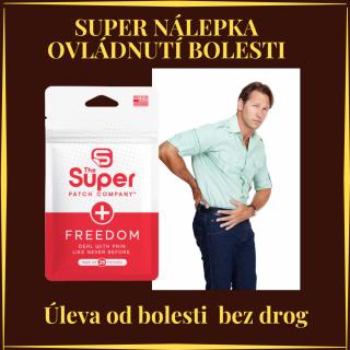 Super nálepka ovládnutí bolesti - Super patch Freedom 14 ks balení na 14 dní