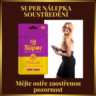 Super nálepka soustředění - Super patch Focus 14 ks balení na 14 dní