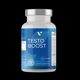 Testo Boost: Testosteron, síla, energie, vytrvalost, mužnost.