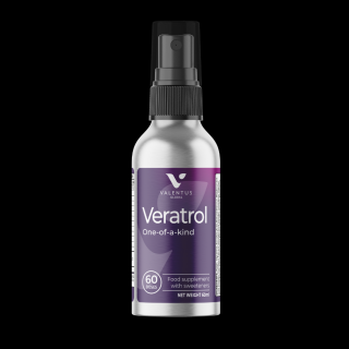 Veratrol 60ml Spray English (2 pack) Valentus: Resveratrol, sprej, anglický, antioxidanty, vitalita.