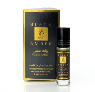 Ayat Olejový parfém - BLACK AMBER 6ml - pánský