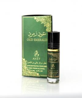 Ayat Olejový parfém - OUD EMERALD 6ml - unisex