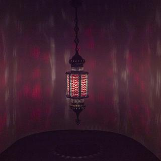 Krásy Orientu Orientální skleněná mozaiková visací lucerna Naila - velikost 1