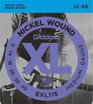 D´Addario EXL 115 na elektrickou kytaru (D´Addario EXL 115 Blues/Jazz Rock)