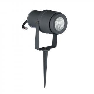 LED zahradní lampa-12W-3000K-IP65-VT-857-šedé tělo Barevná teplota (К): Teplá bílá 3000K