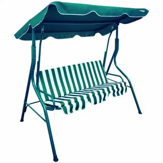 Tkanina TENDA SOLE TAORMINA 220 (217 zeleno-šedé pruhy)-200cm / METRÁŽ NA MÍRU