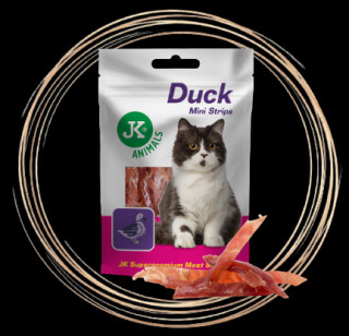 Meat Snack Cat Duck Mini Strips, masový pamlsek