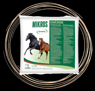 Mikros koně 3 kg - Doplňkové minerální krmivo