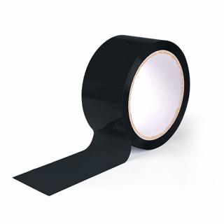 Balící lepící páska 50mm x 66m – černá (Balící lepící pásky - PVC solvent)