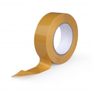Kobercová páska 38 mm x 50 m - bílá (Pásky pro řemeslníky - kobercová oboustranná páska)