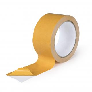 Kobercová páska 50 mm x 50 m - bílá (Pásky pro řemeslníky - kobercová oboustranná páska)