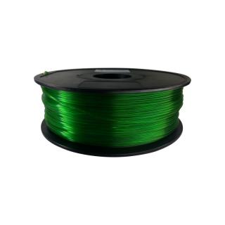 Tisková struna (Filament) ABS transparentní Plastifico 1,75mm Barva: Zelená, materiál: ABS, velikost balení: 1 kg