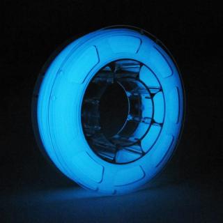 Tisková struna (Filament) PLA GLOW - Svítící ve tmě Barva: Modrá, materiál: PLA, velikost balení: 1 kg