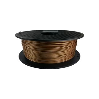 Tisková struna (Filament) Plastifico PLA Filled 1,75mm Barva: měděná, materiál: PLA - Metallic, velikost balení: 1 kg