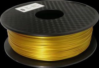 Tisková struna (Filament) Plastifico PLA Filled 1,75mm Barva: zlato, materiál: PLA - Metallic, velikost balení: 1 kg