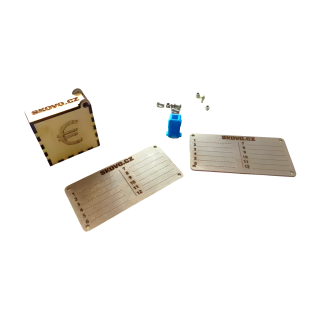 Kryptoplate 2x12 řádků s Raznicemi