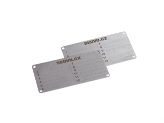 Kryptoplate v páru 2x12 řádků