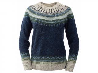 CHRISTORY| Dámský svetr s Fair Isle vzorem  Dámský svetr Fair Isle vzor Barva: Navy, Velikost: L