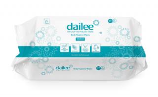 Dailee Body Hygiene Wipes 22x30 cm, vlhčené ubrousky 48 ks