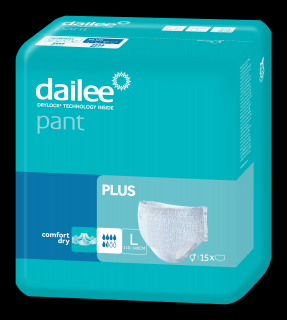 Dailee Pant Plus L 15 ks