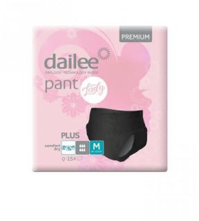 Dailee Pants Premium Plus Lady M Black 15 ks