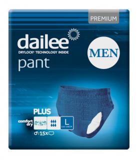 Dailee Pants Premium Plus Men L Blue 15 ks