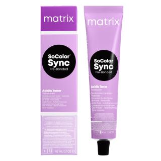 Matrix SoColor Sync barva tón v tónu 90ml Kyselé tonery - nezvedající poírodní výšku tónu: Acidic Sheer Kyselá Poírodní Nude 8AG