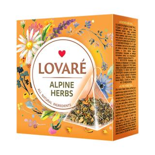 Lovaré Alpine Herbs, bylinný čaj (15 pyramid)