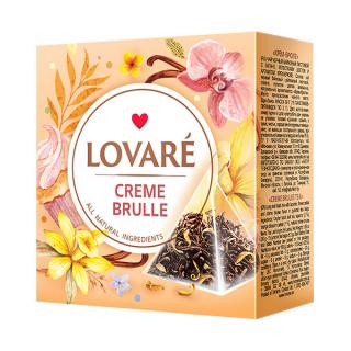 Lovaré Crème Brulee, černý čaj (15 pyramid)