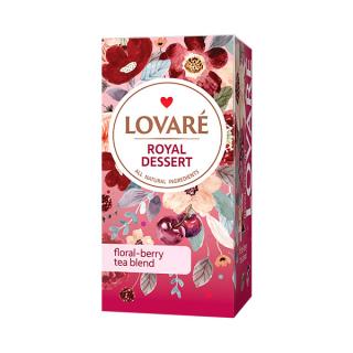 Lovaré Royal Dessert, bylinný čaj (24 sáčků)