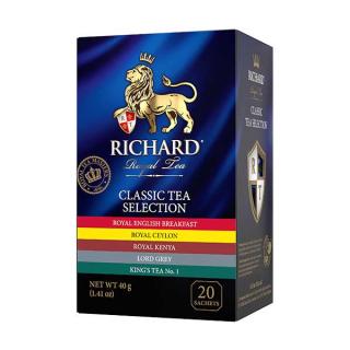 Richard Classic Tea Selection, kolekce čajů (20 sáčků)