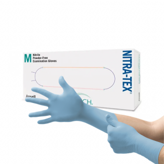 MICRO-TOUCH® NITRA-TEX™ E.P. - Nitrilové vyšetřovací rukavice s dlouhou manžetou Velikost: L