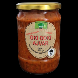 Ajvar jemný Oki Doki 550g