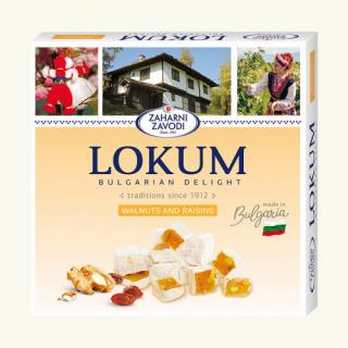 Lokum vlašské ořechy a rozinky Bulgarian Delight 170g