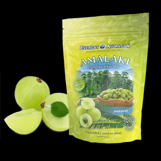 Everest Ayurveda Amalaki Natural, sušené ovoce 100g