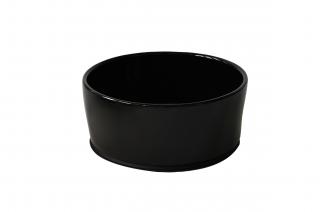 Černá keramická miska Velikost: Střední ø 18cm
