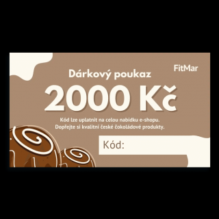 2000 Kč Dárkový poukaz – elektronický