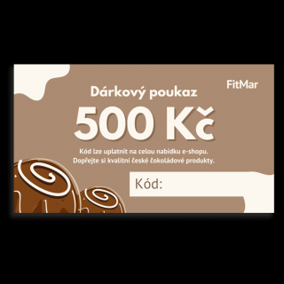 500 Kč Dárkový poukaz – elektronický