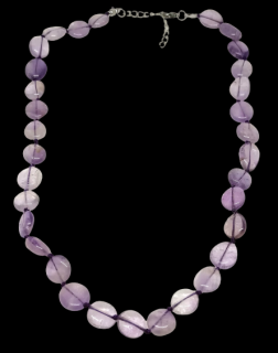 Ametrínový náhrdelník - nepravidelné tvary (s chir. ocelí)
