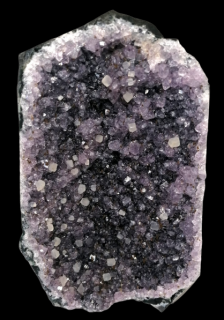 Ametystová geoda 614 g s krystaly kalcitu