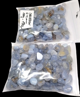 Chalcedon Malawi chips 6-12 mm, balení 100g